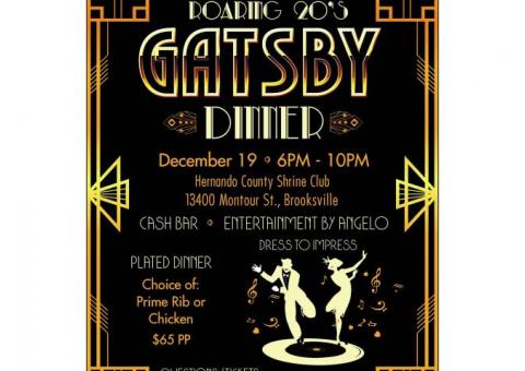Roaring 20's Gatsby Dinner Gala